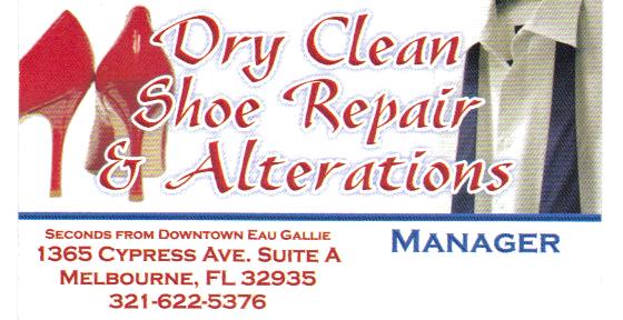 Dry Clean Shoe Repair